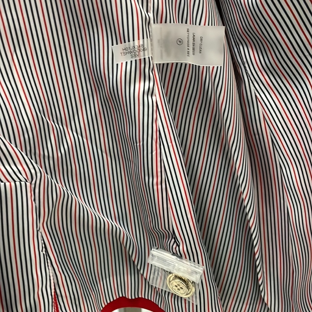 Tommy Hilfiger Red Blazer with Blue Trim - Picture 6 of 7